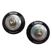 Simpson Hans Hybrid Posts Helmet Clips Pair M6 Thread FIA Clips SAH