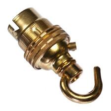 Brass Lamp Holder with Hook