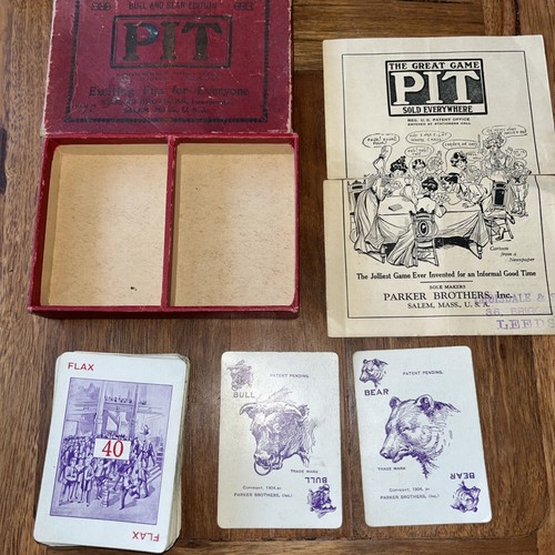 Vintage pit card - vintage, &
