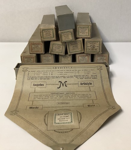Artistyle pianola music rolls - artistyle,