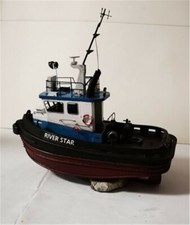 River Star Tug 135 mm 1:87 RC Model kit ABS hull and PE up-layer