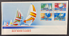 NZ New Zealand Post 1987 Blue Water Classic Sailing Yacht FDC First Day Cover