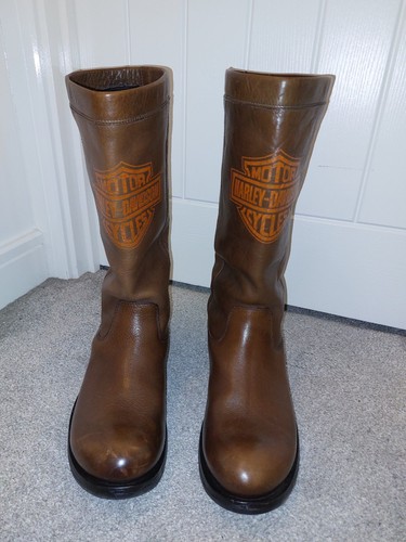 Harley davidson brown leather - davidson,