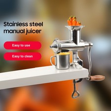 Juicer Fruit & Vegetable Stainless Steel Manual Wheatgrass Citrus Juicer