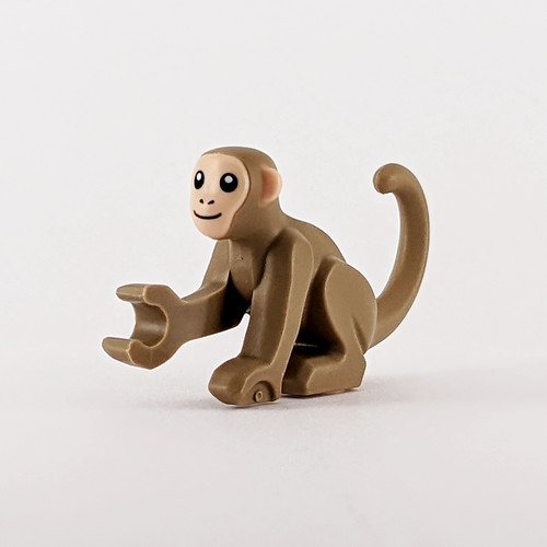 Little lego monkey minifigure - little,