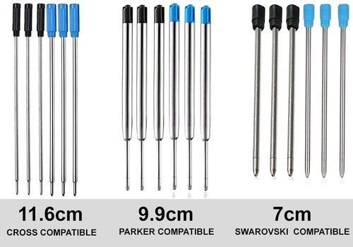 Black blue ballpoint pen - or,