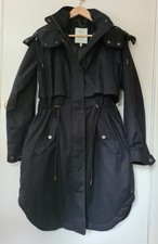 Joules Long Black Trench Rain