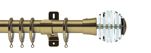 Curtain pole antique brass - curtain, pole,