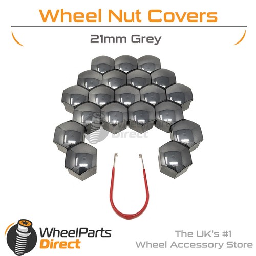 Grey wheel nut bolt - grey, covers
