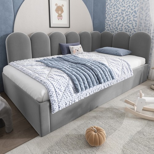 Panel plush upholstered daybed - plush,