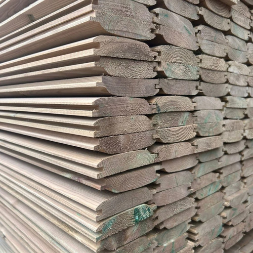 Pressure treated loglap - pressure,