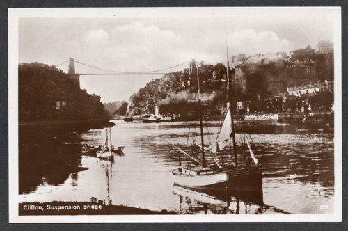 Postcard bristol clifton - postcard,