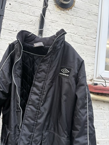 Vintage umbro black quilted - black,
