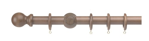 Wood curtain pole - wood,