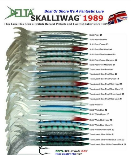 Sandeel lures delta skalliwag - lures,