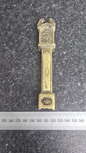 Brass grandfather clock style - grandfather,