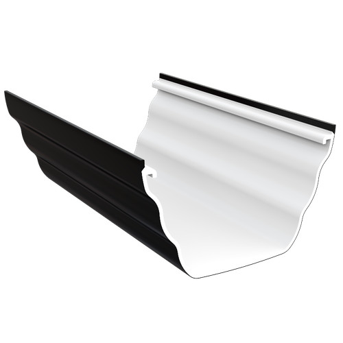 Upvc black ogee gutter - upvc,
