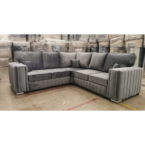 Layla large corner sofa grey - large,