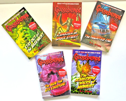 Goosebumps book bundle - book,