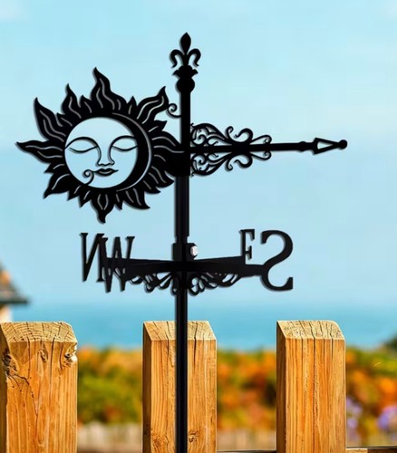 New metal sun face - new,