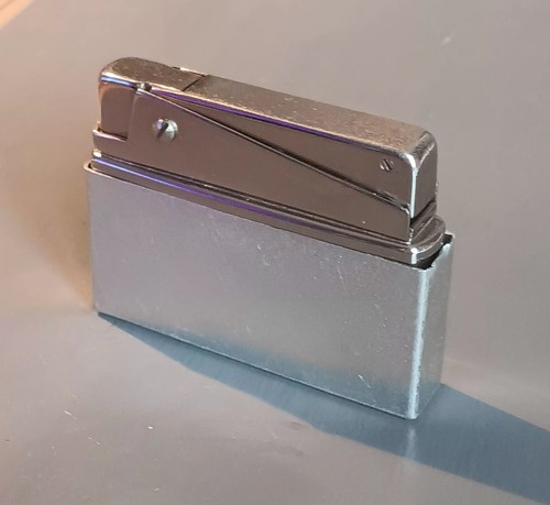 Silver colour petrol lighter - petrol,