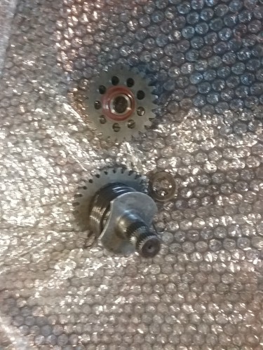 Rd250 kickstarter shaft - rd250,