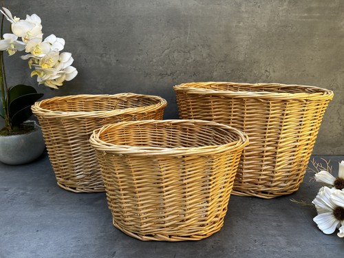 Storage baskets wicker natural - storage,