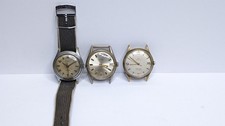 3x Vintage Watches Wigo 21 Jewels, Mentor & Buler De Luxe Antimagnetic Automatic