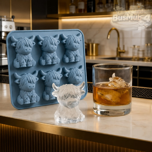 Mini highland cow ice cube - mini,