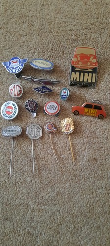 Bmc mini lapel badges - &,