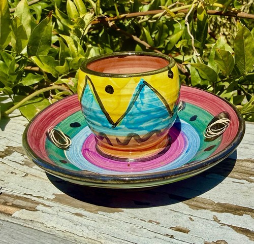 Pair mary rose - egg, cups