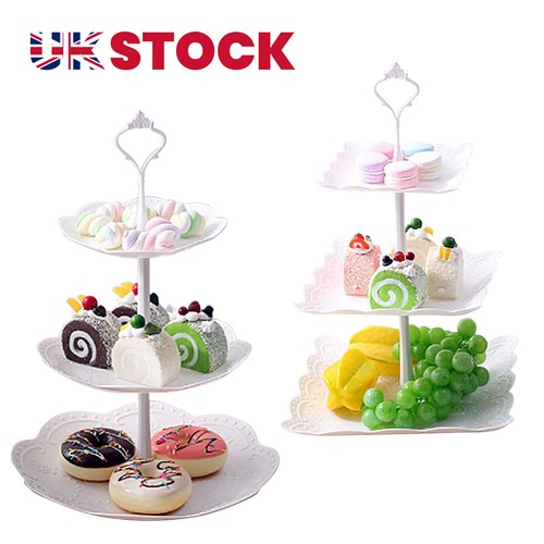 Tier glass plastic cake - tier,