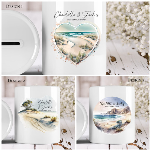 Personalised honeymoon fund - honeymoon,