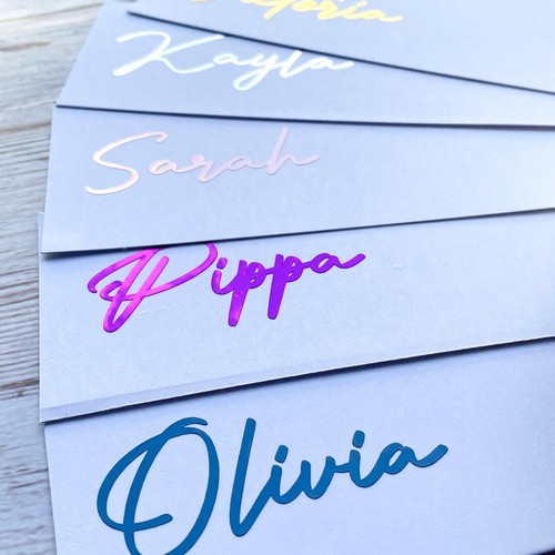 Personalised vinyl name - 1,5,10,