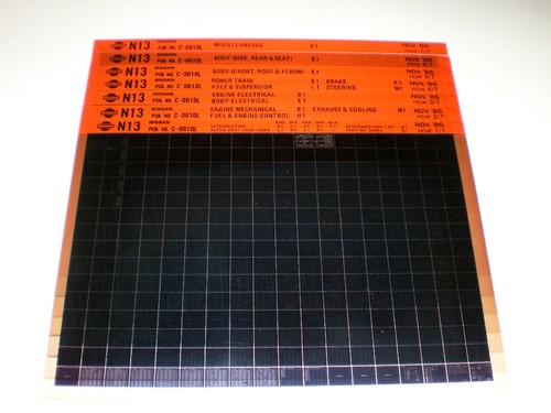 Microfiche spare parts catalog - microfiche,