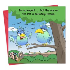 Funny Birdwatching Card -