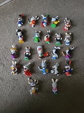 Collection Of 22 Small Rabbid Figures From Ubisoft Rayman Raving Rabbids