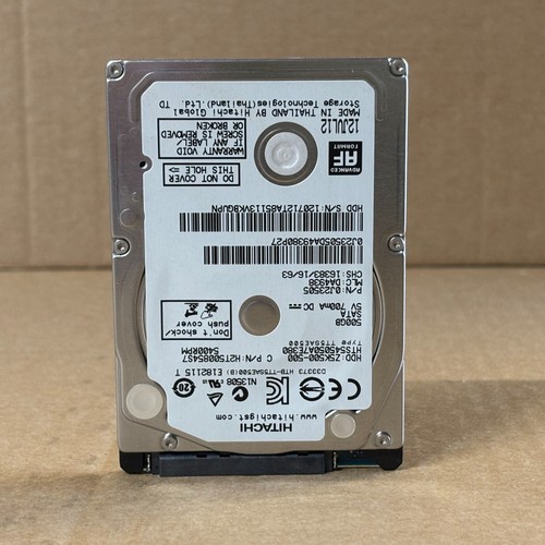 Hitachi 500gb sata - 2.5",