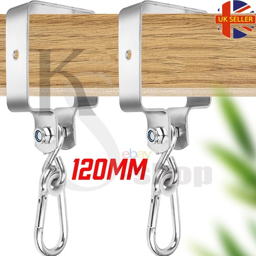 Swing hooks rings to - swing, (pair)