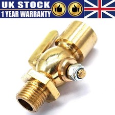 Fuel Tap Brass 1/4" BSP Male