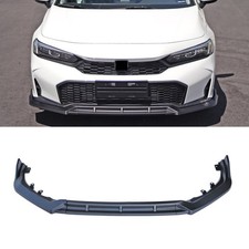 For Honda Civic 11.5th 2025-26 1 Set Matte Black Front Spoiler Lip Splitter Kit