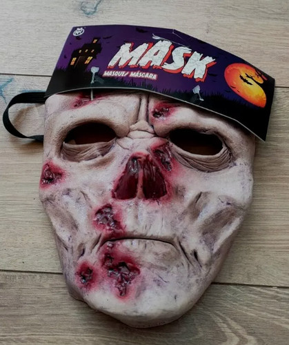 Halloween zombie latex face - halloween,