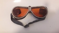  RAF Flying Goggles, WW 2, Original Box, orange tilted