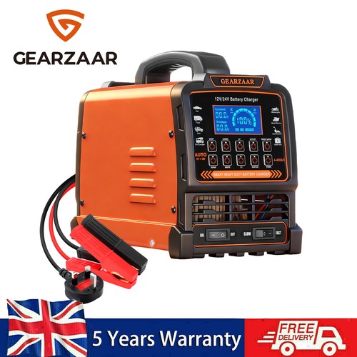 Heavy duty battery charger 15a - heavy,
