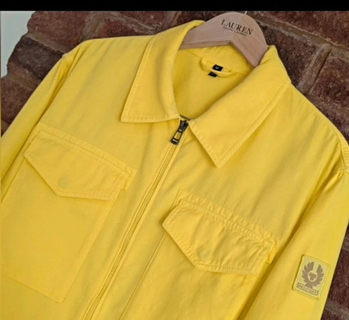 Belstaff yellow cotton twill - yellow,