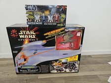  STAR WARS  ELECTRONIC  NABOO ROYAL STARSHIP EPISODE 1 + ROYAL STARSHIP DROIDS 