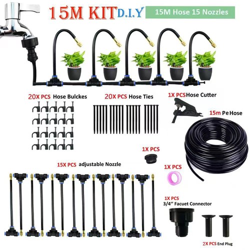15m flexible garden misting - 15m,