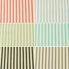 Canvas Ticking Stripes Fabric 100% Cotton, 8mm Stripe, Upholstery & Craft