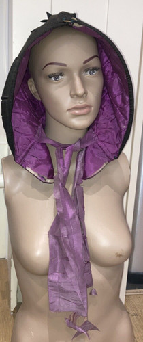 Vintage black silk victorian - black,