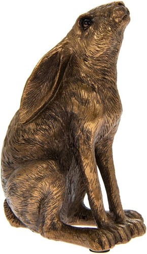 Moon gazing hare ornament - moon,